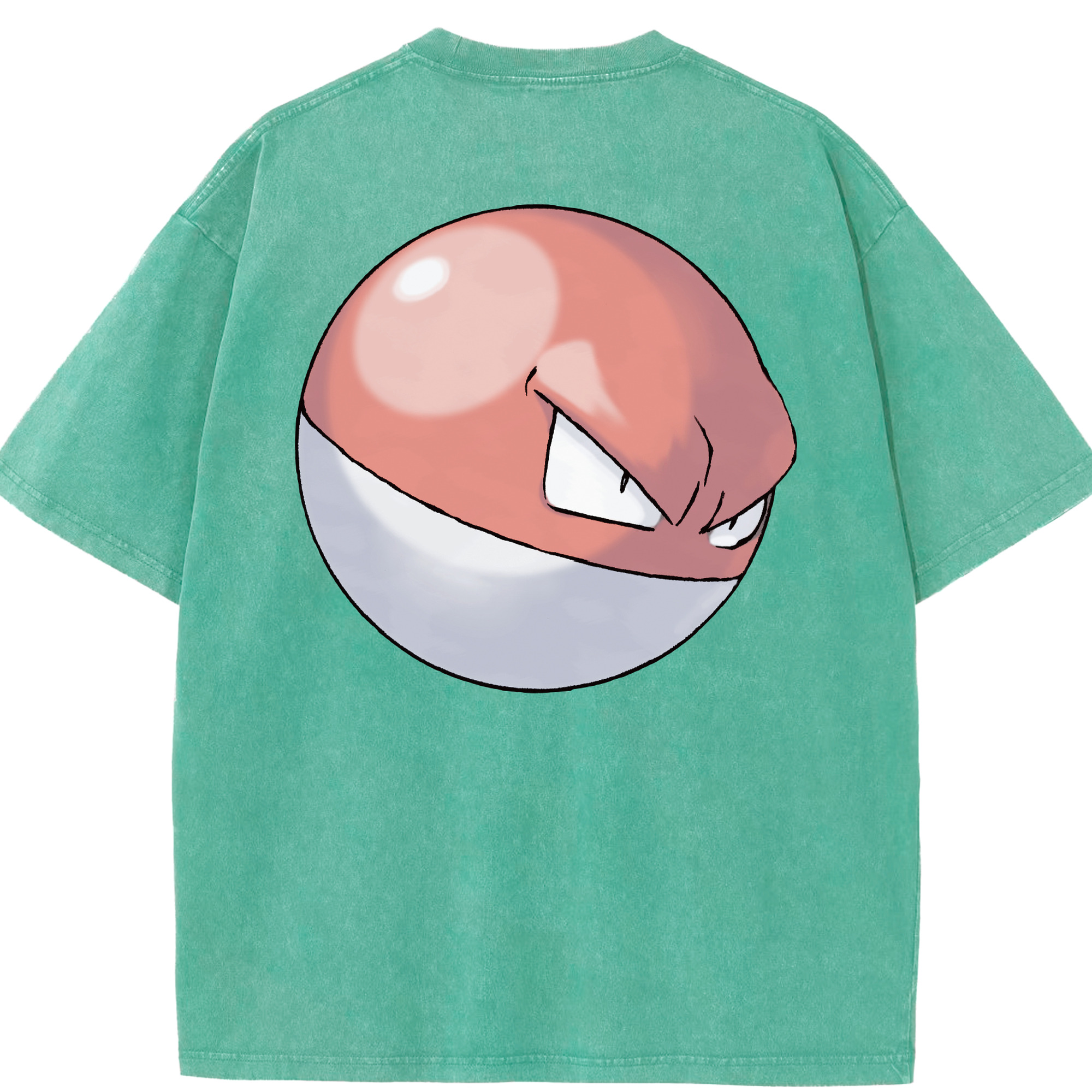 （画像用） ポケットモンスター Pokémon 綿100% ヴィンテージ風 半袖Tシャツ（背面プリント）